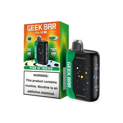 geek bar pulse x 25k thermal edition pear of thieves
