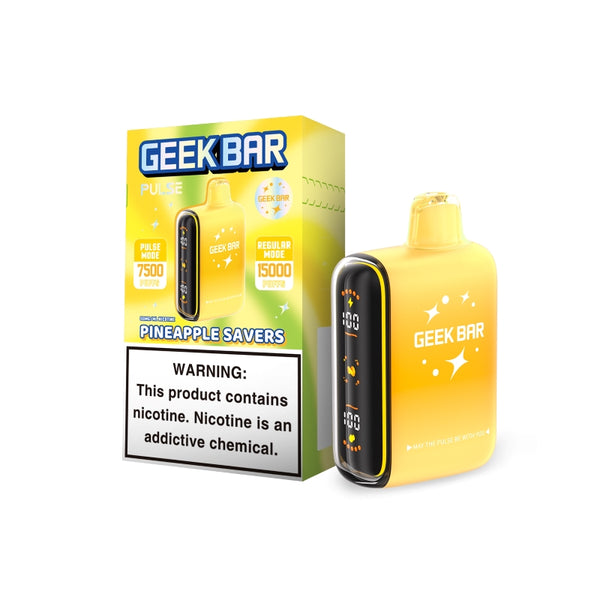 pineapple savers geek bar pulse 15k savers edition