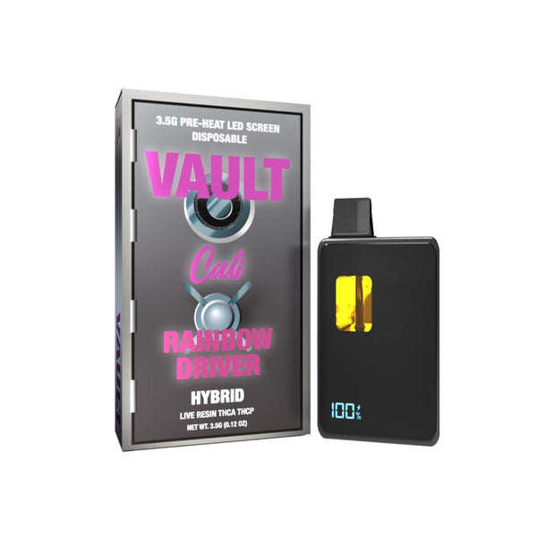 rainbow driver cali extrax vault thc-a blend