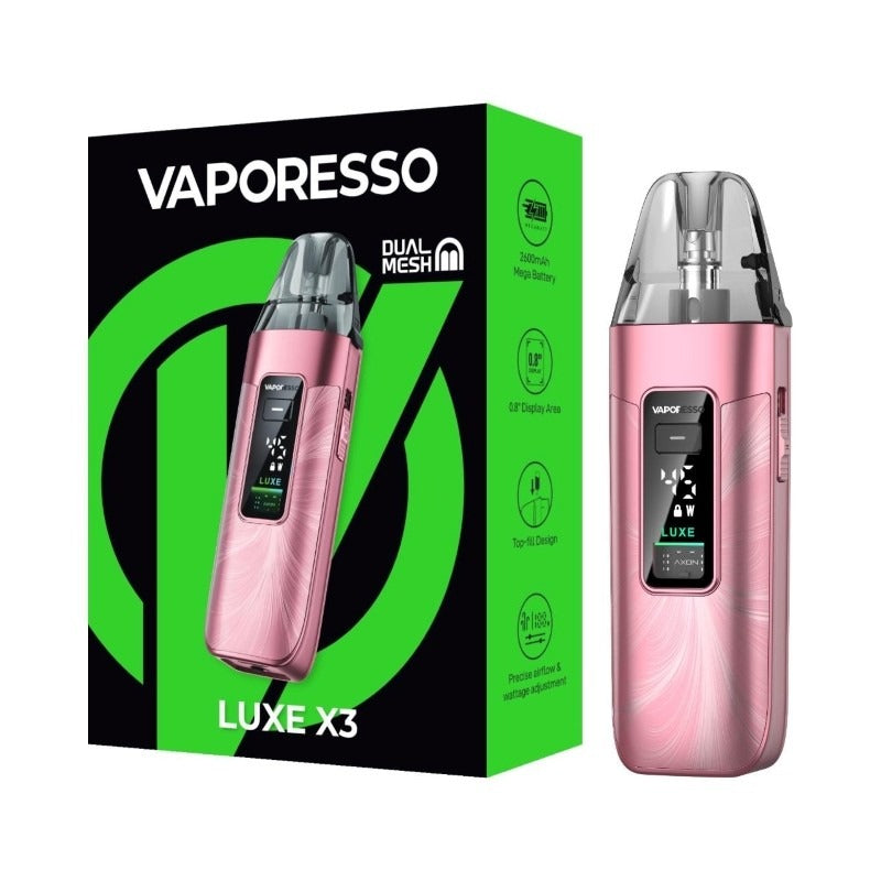 sheer pink vaporesso luxe x3