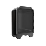 silver black empty thunderhead creations blaze bridge single glass sliding boro tank