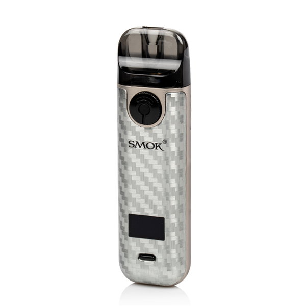 silver carbon fiber smok novo 4