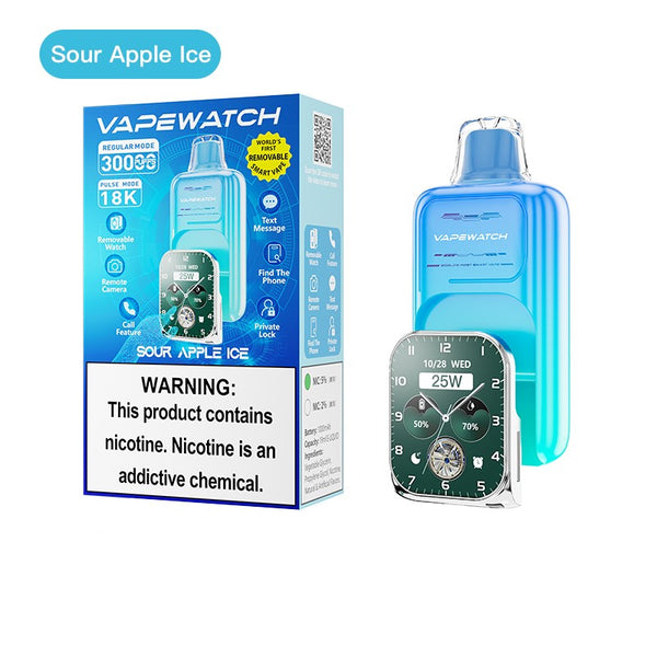sour apple ice jnr vapewatch removable 30k