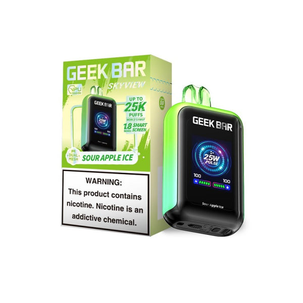 sour apple ice geek bar skyview