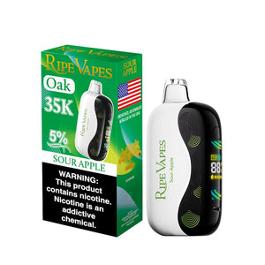 ripe vapes oak 35k sour apple