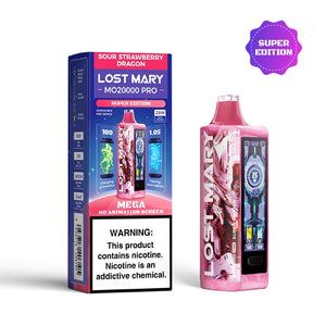 lost mary mo20000 pro super edition sour strawberry dragon