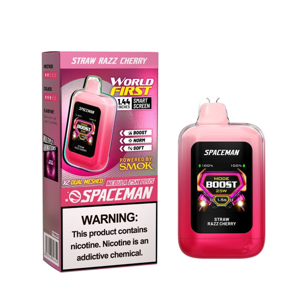 spaceman nebula 25k plus straw razz cherry