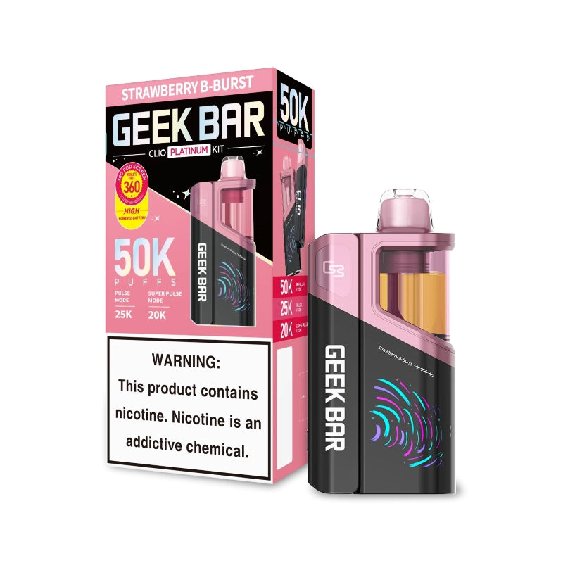 strawberry b burst geek bar clio platinum 50k