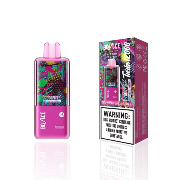 strawberry ice cream bounce turbo 12000