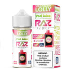 strawberry lolly pod juice raz disposable collab