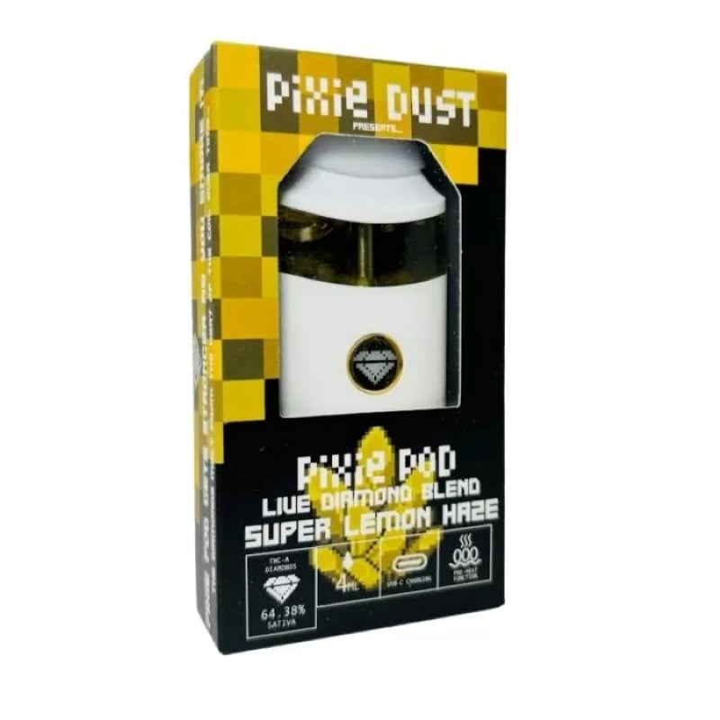 super lemon haze pixie pod live diamond blend thc a