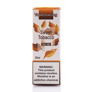 sweet tobacco vapesourcing salt series e-juice 30ml