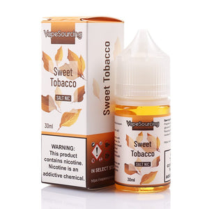 sweet tobacco vapesourcing salt series e-juice 30ml