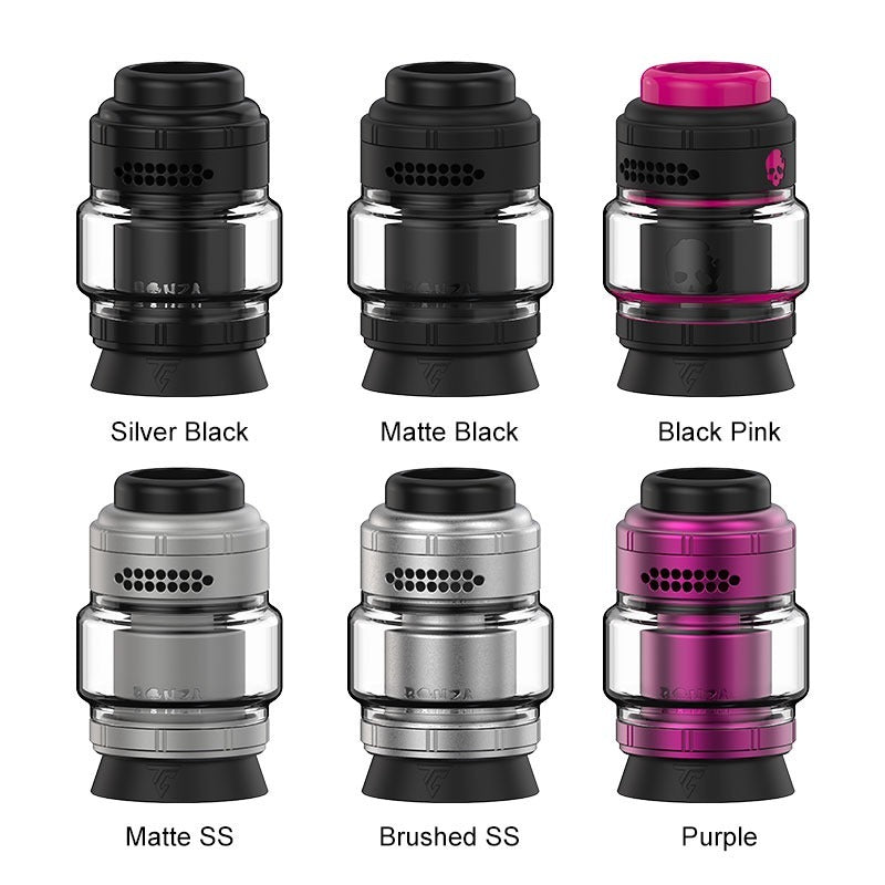 thunder cloud vaping bogan bonza pro rta all colors