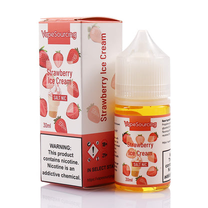 vapesourcing salt series strawberry ice cream