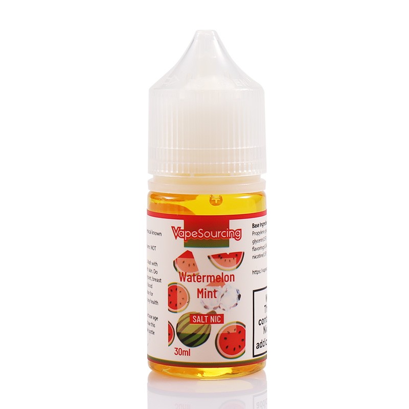 50mg vapesourcing salt series watermelon mint e-juice 30ml