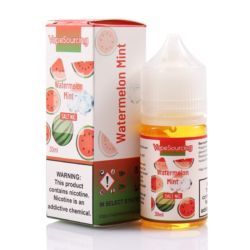 35mg vapesourcing salt series watermelon mint e-juice 30ml