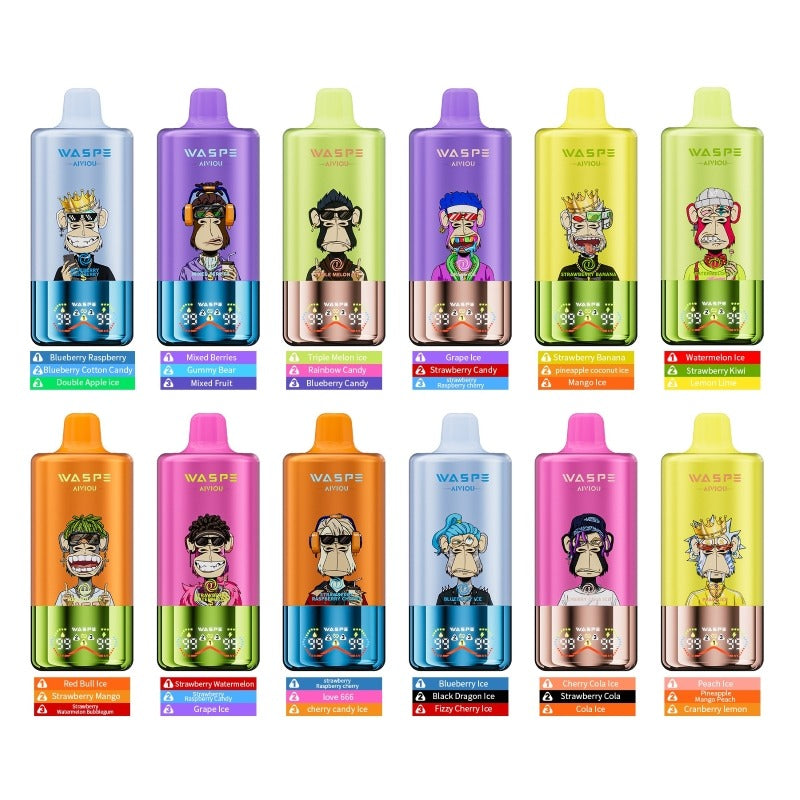 WASPE 60K 3-in-1 Triple Flavor Disposable Vape 5% (60000 Puffs