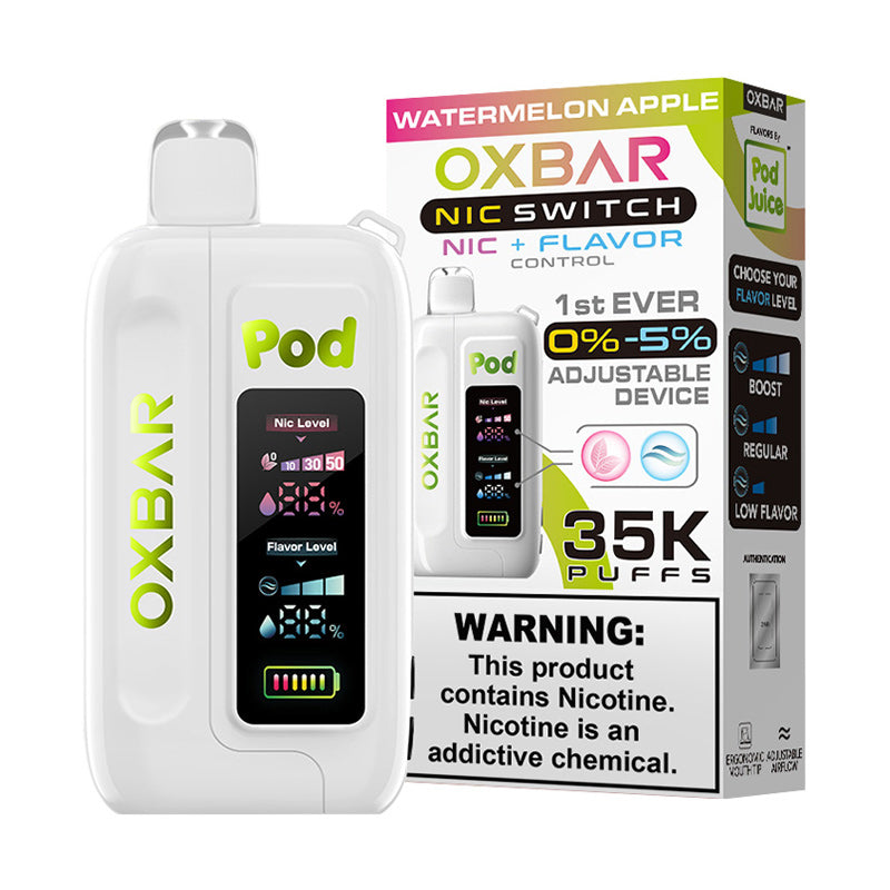 watermelon apple pod juice oxbar nic switch