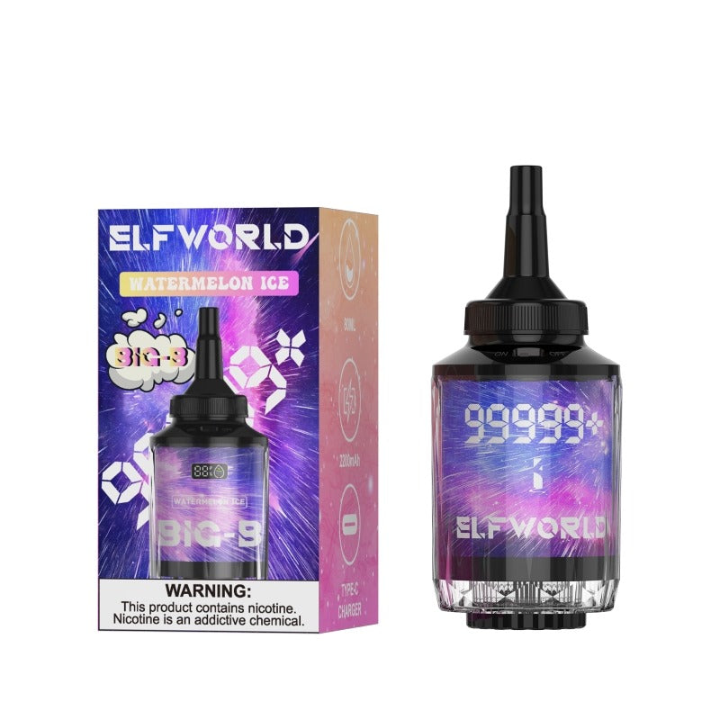 elfworld big-b 99999 hookah watermelon ice