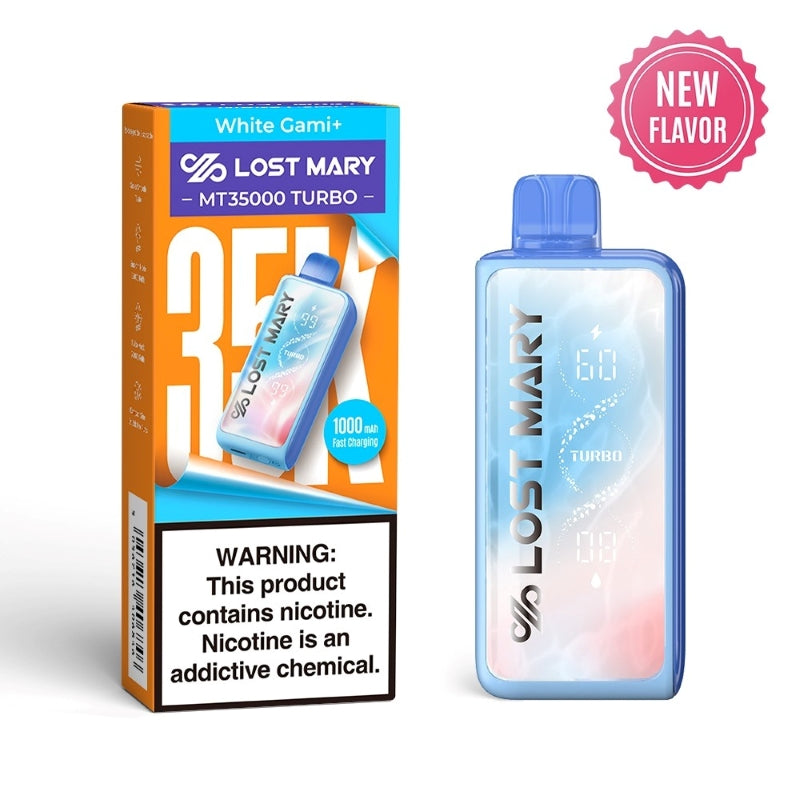 lost mary mt35000 turbo white gami