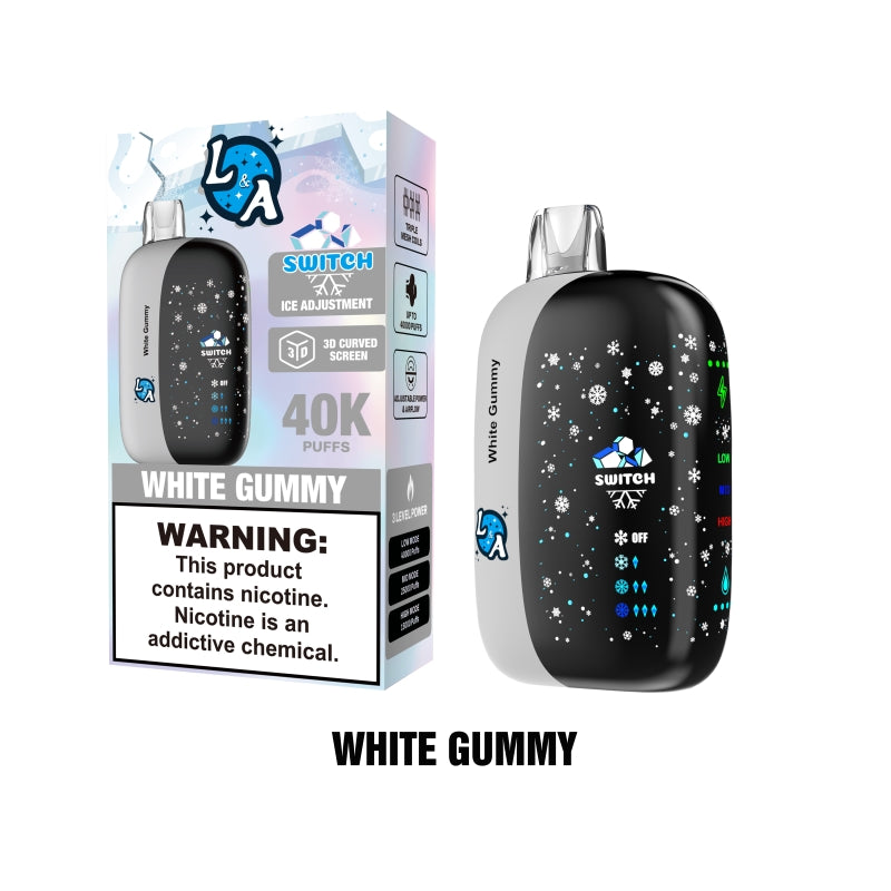 white gummy l&a switch 40k ice control