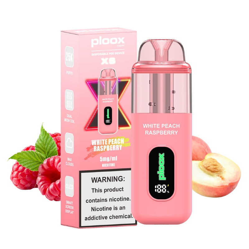 white peach raspberry ploox xs 25k