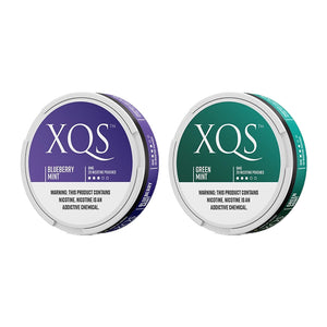 XQS Slim Format Nicotine Salt Pouches (20 Pouches/Can)