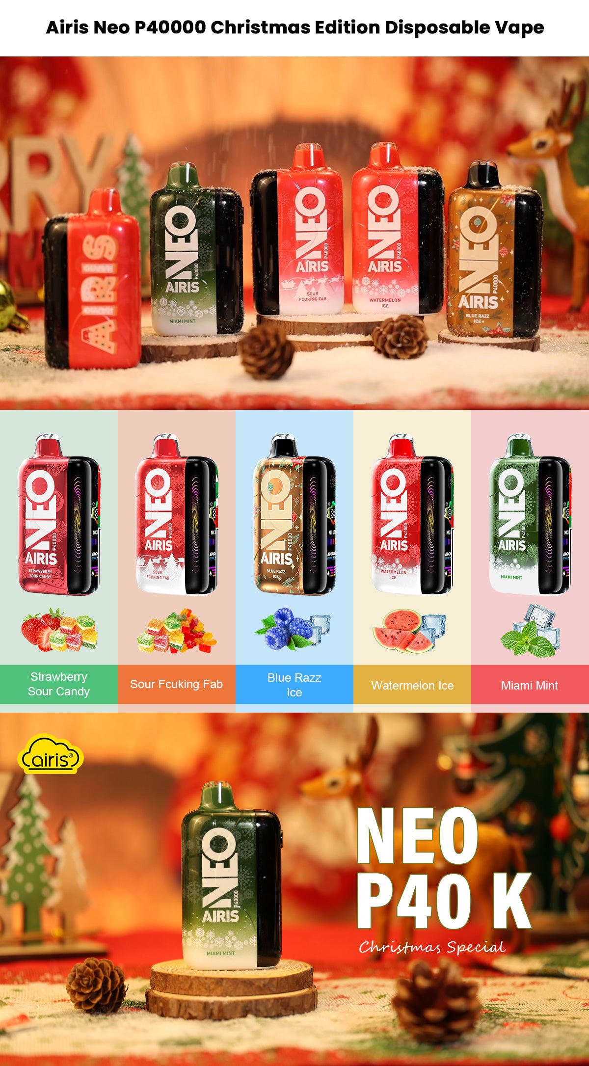 airis neo p40k christmas edition