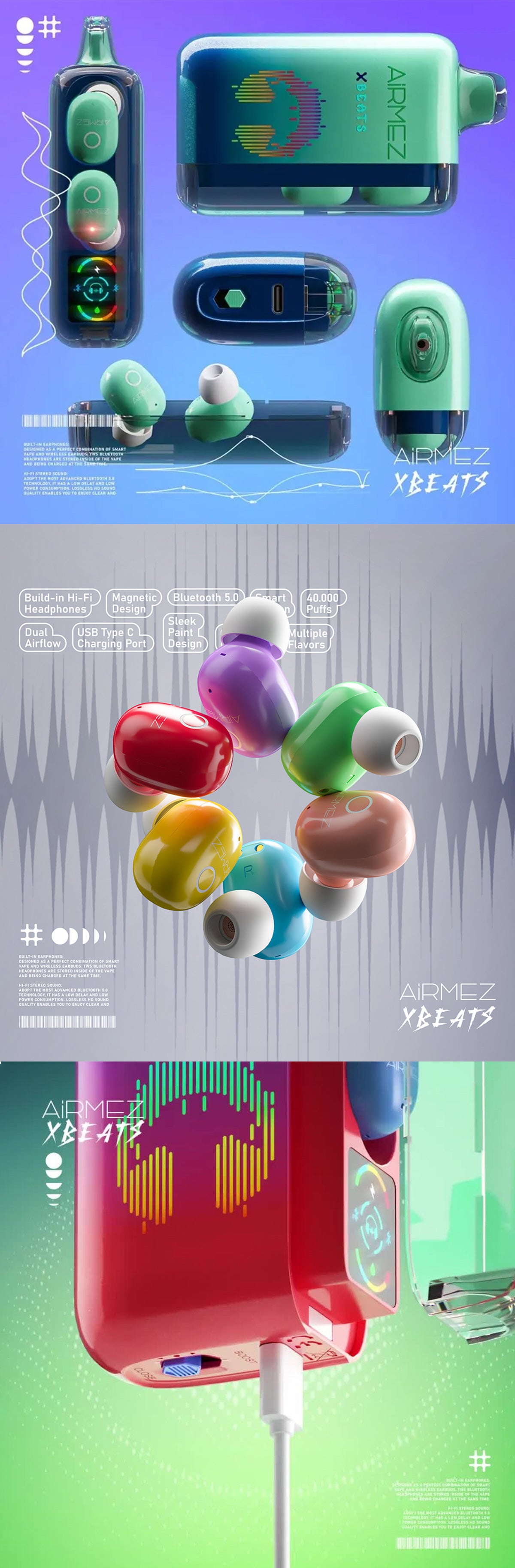 airmez xbeats 40k vape