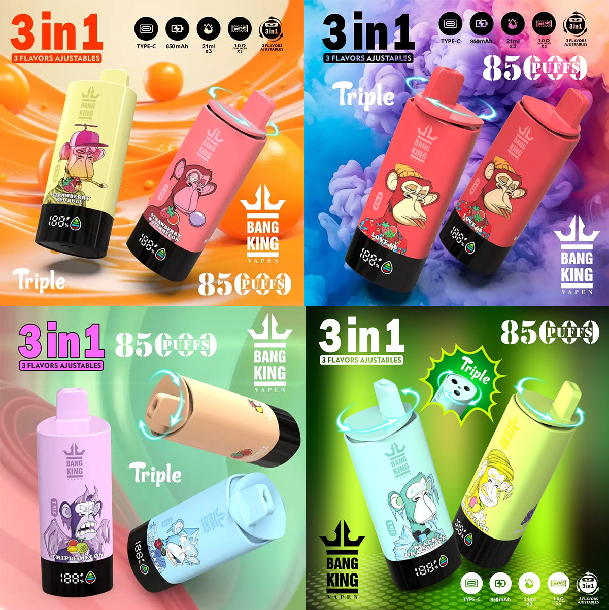 bang king triple 85000