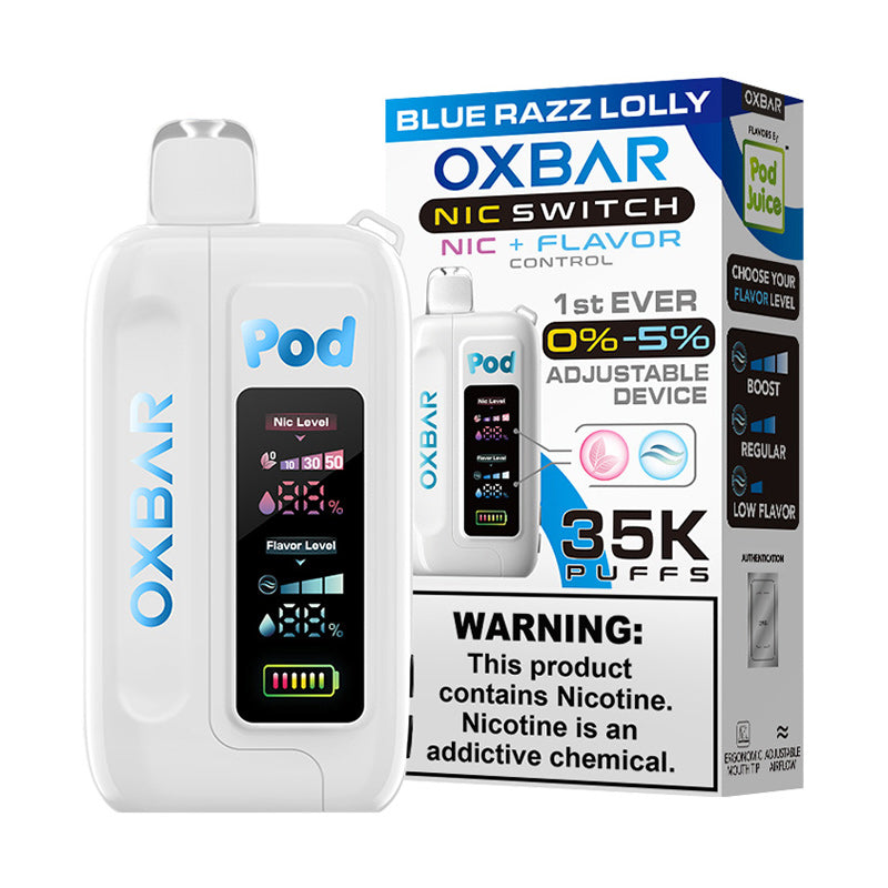 OXBAR X Pod Juice Nic Switch 35K 5% Disposable Vape | Morevaping OXBAR X Pod Juice Nic Switch 35K 5% Disposable Vape | Morevaping
