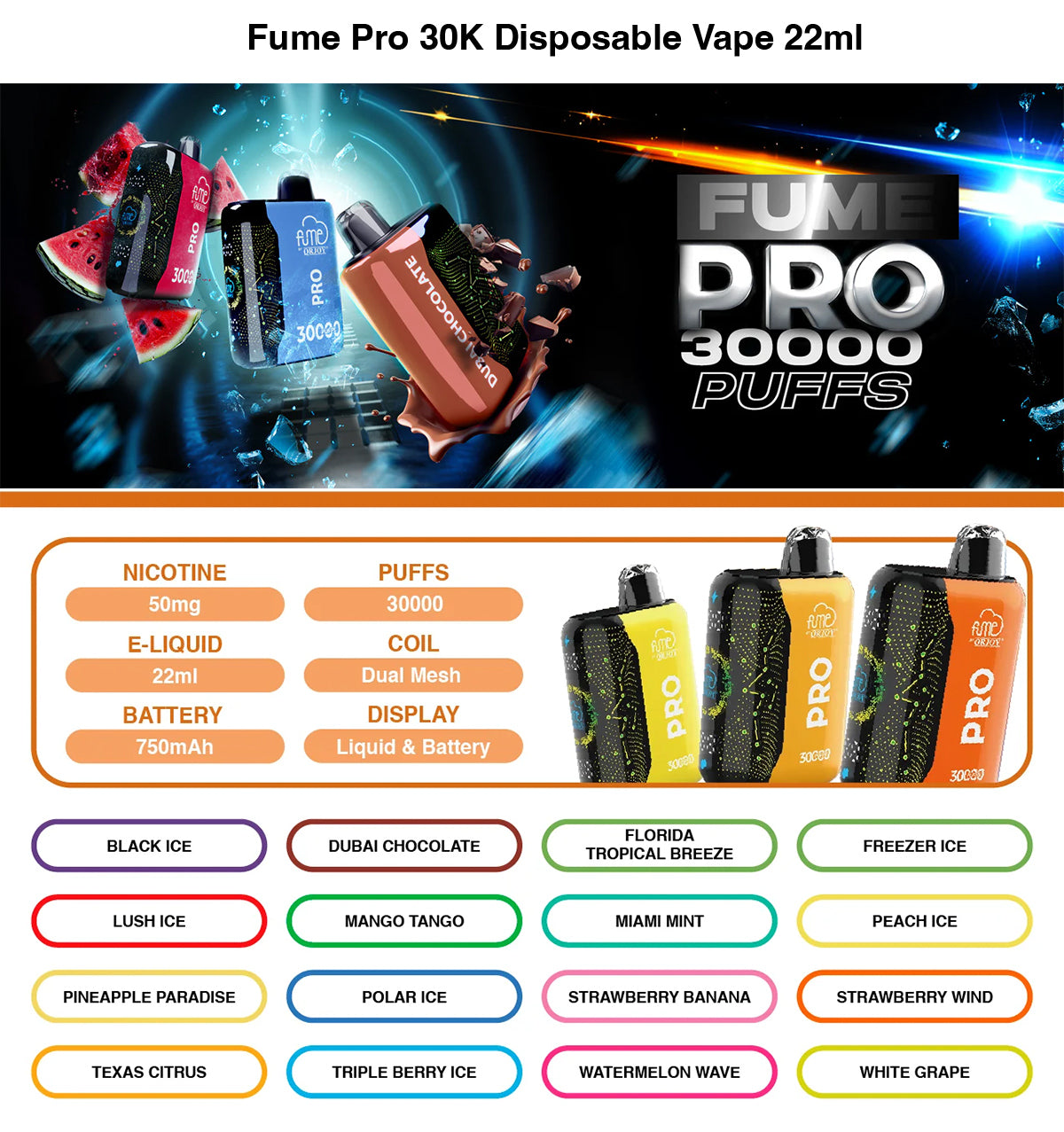fume pro 30k
