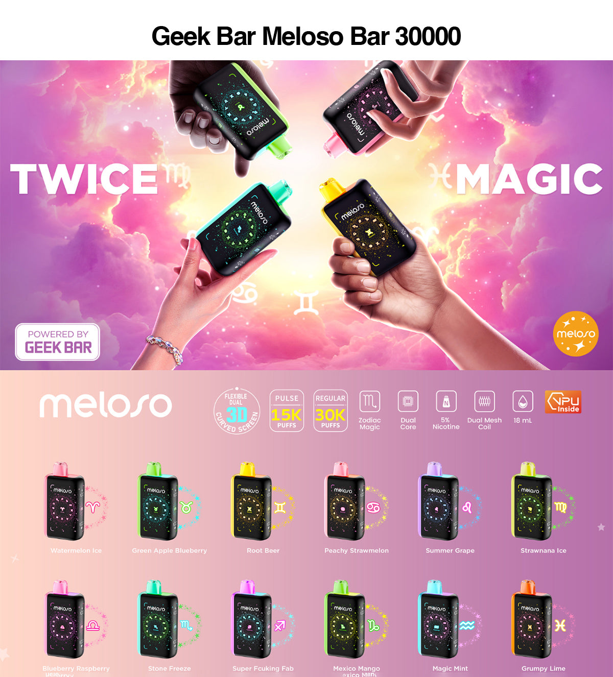 geek bar meloso bar 30000