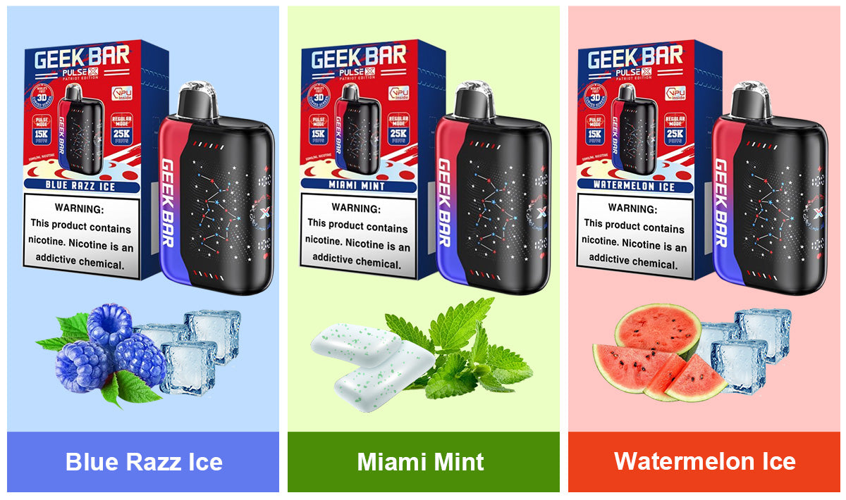 geek bar pulse x 25k patriot edition disposable vape
