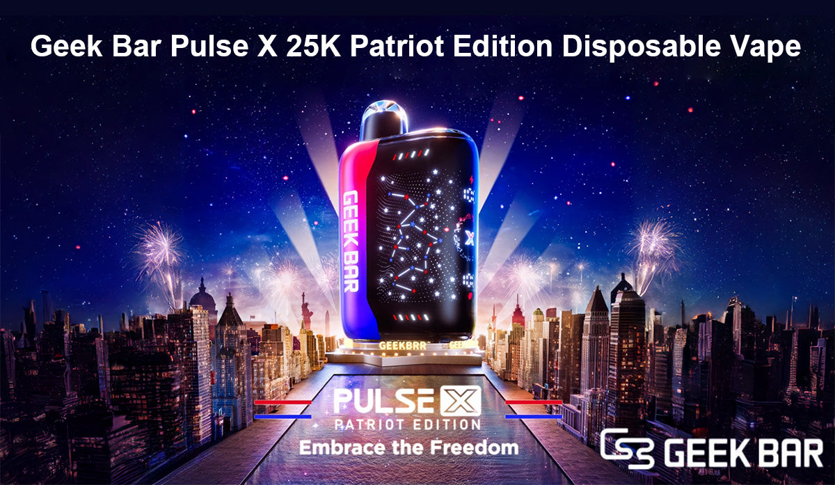 geek bar pulse x 25k patriot edition
