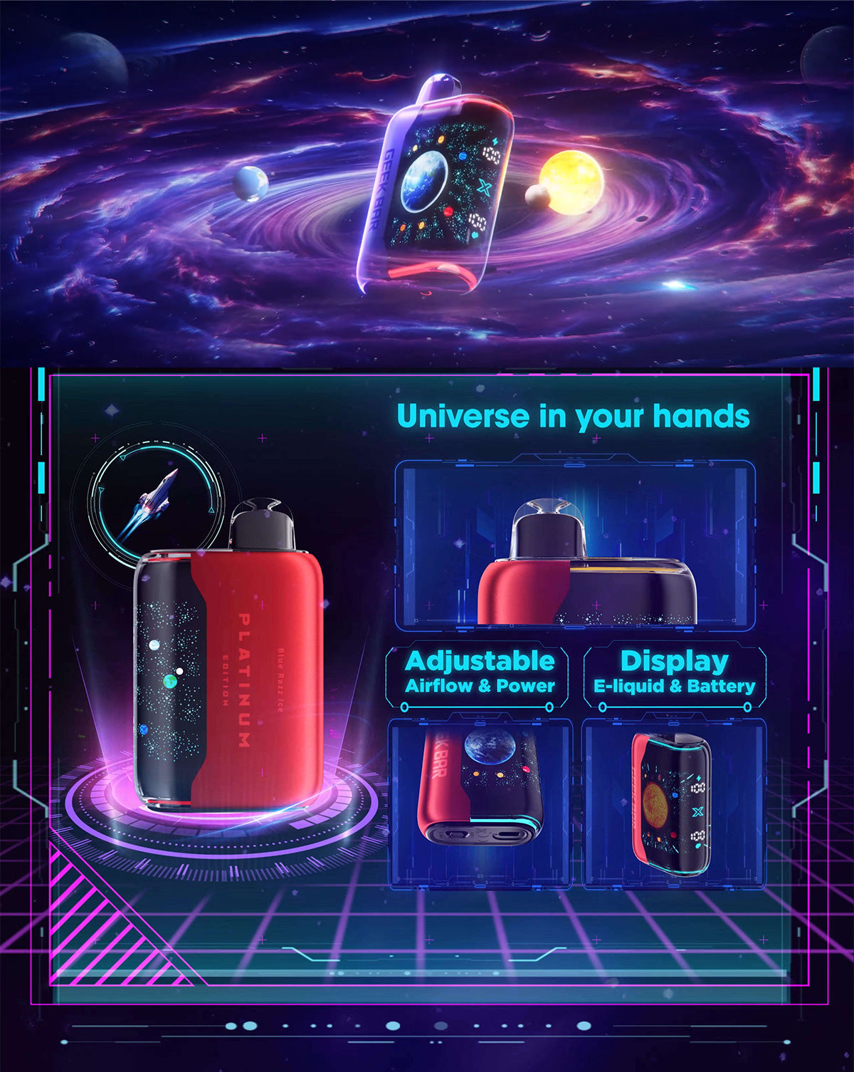 geek bar pulse x 25k platinum edition disposable vape