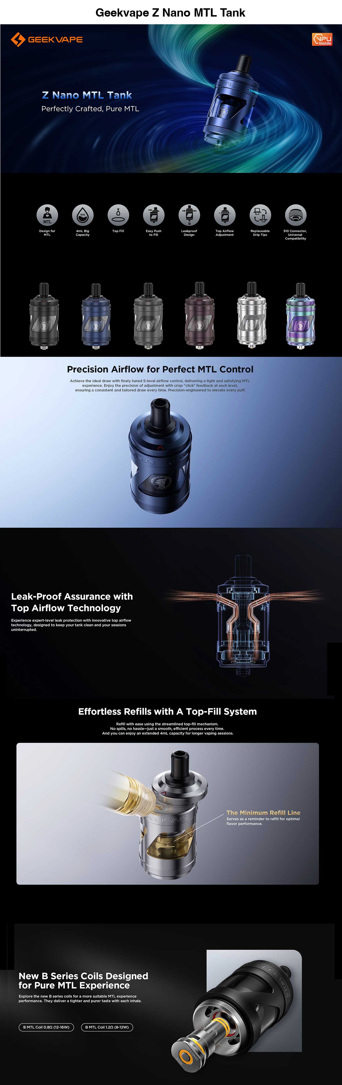 geekvape z nano mtl tank