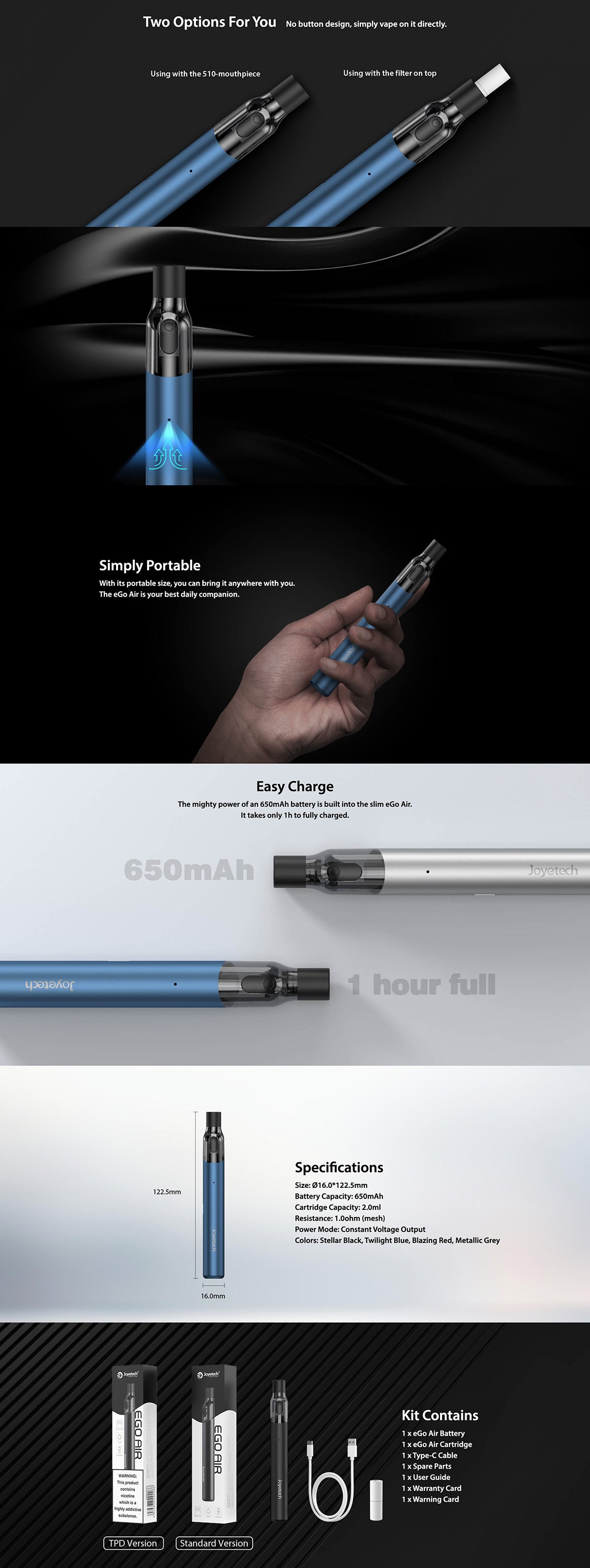 joyetech ego air kit