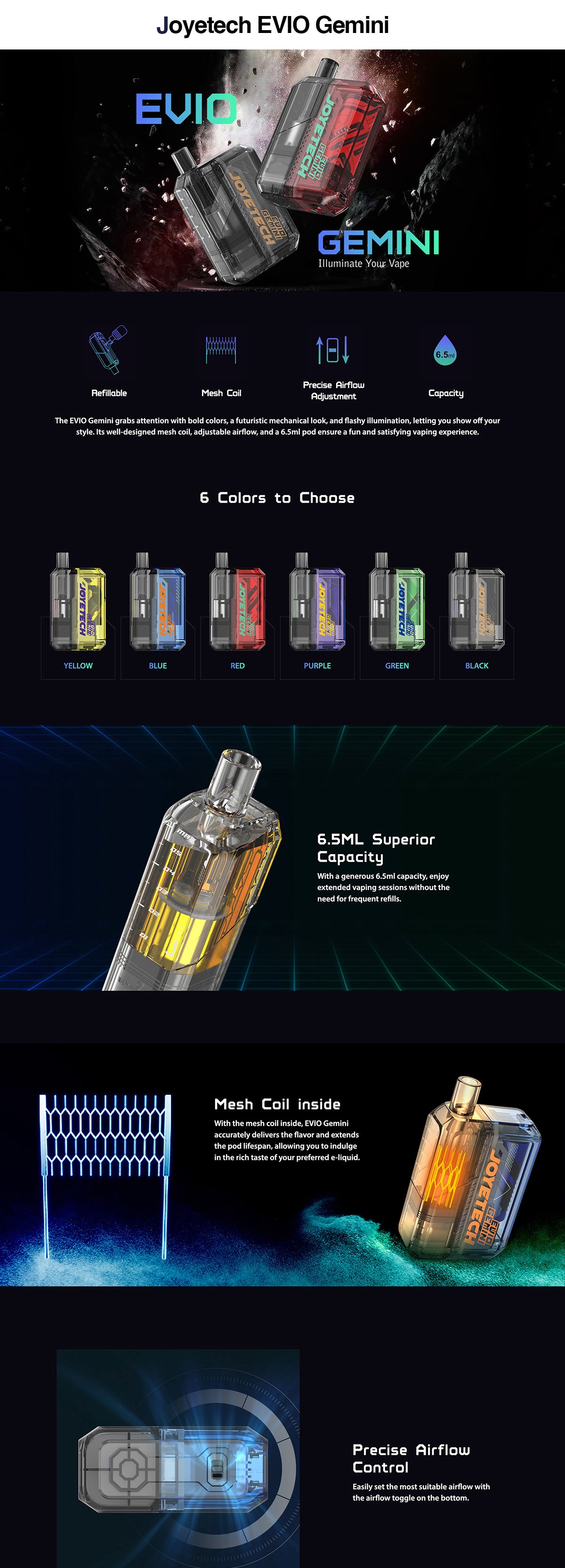 joyetech evio gemini