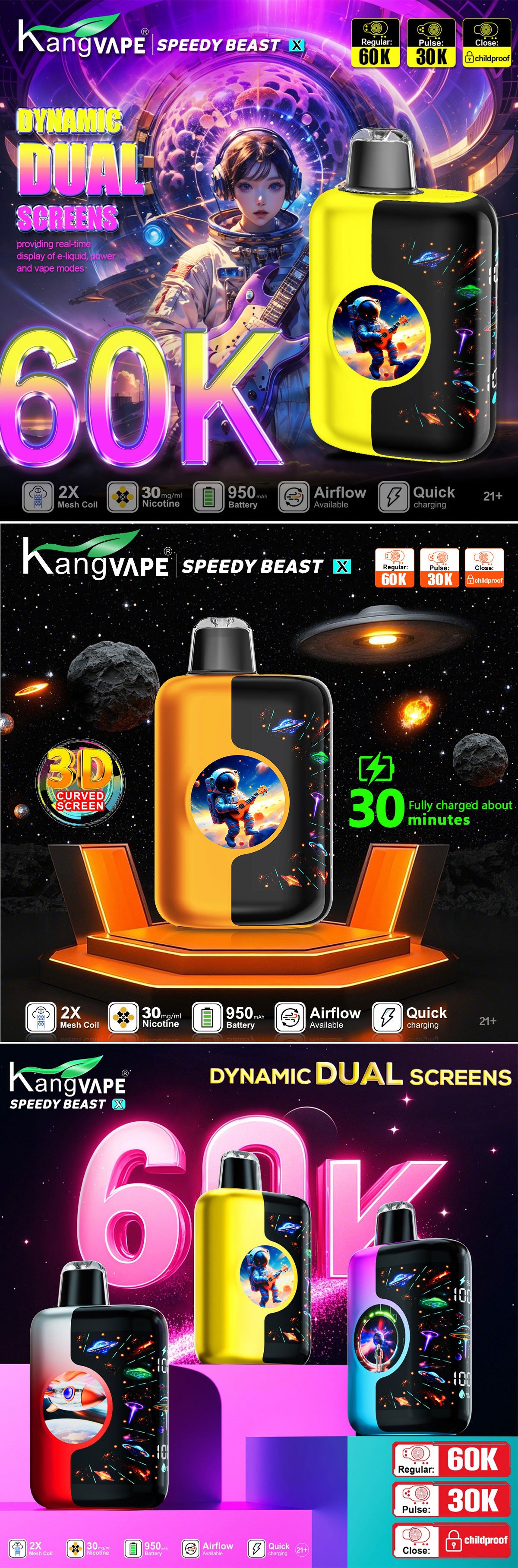 kangvape speedy beast x 60000