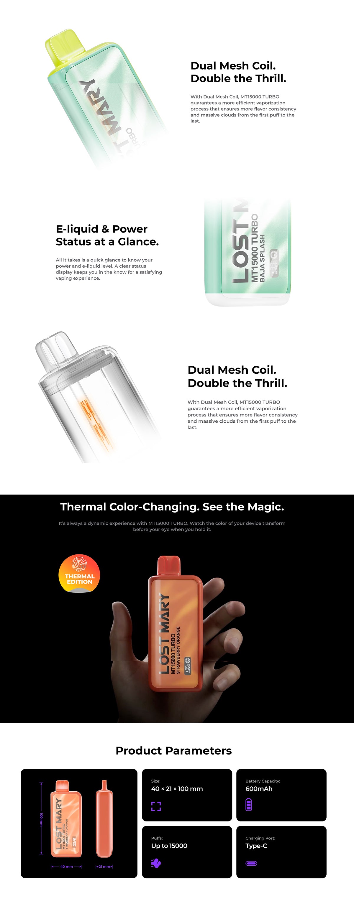 lost mary mt15000 turbo weekly edition disposable vape