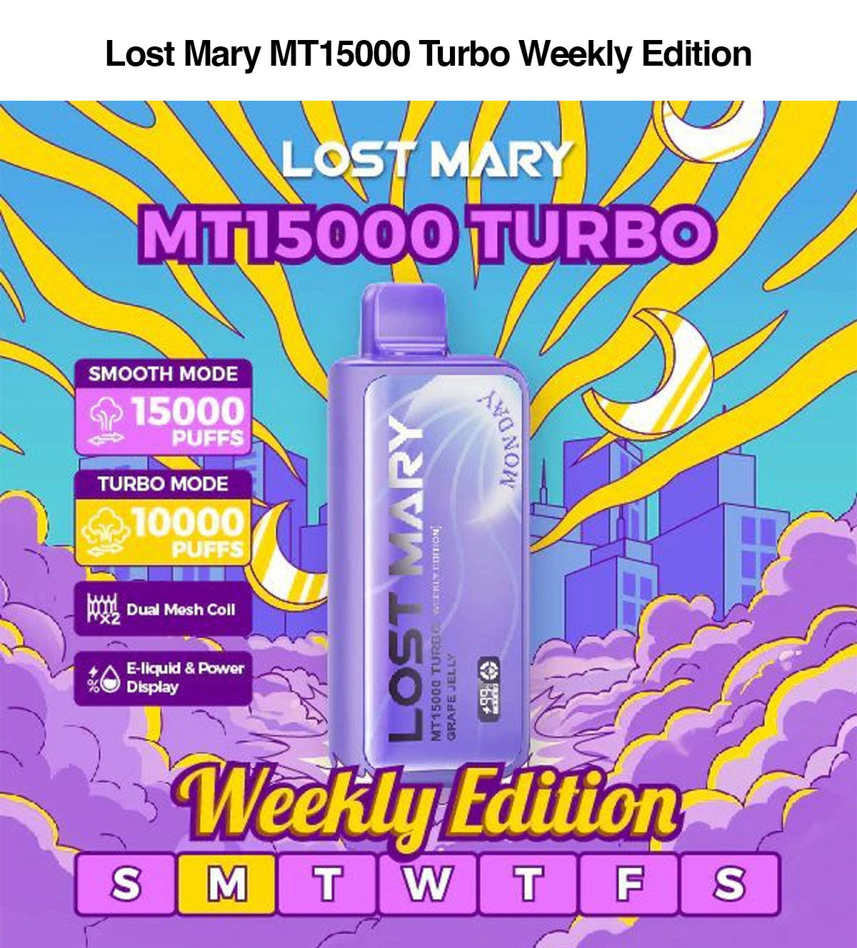 lost mary mt15000 turbo weekly edition