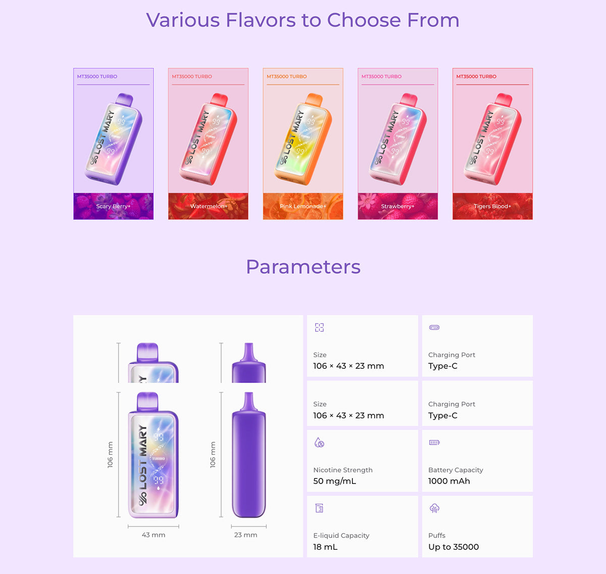 lost mary mt35000 turbo disposable vape