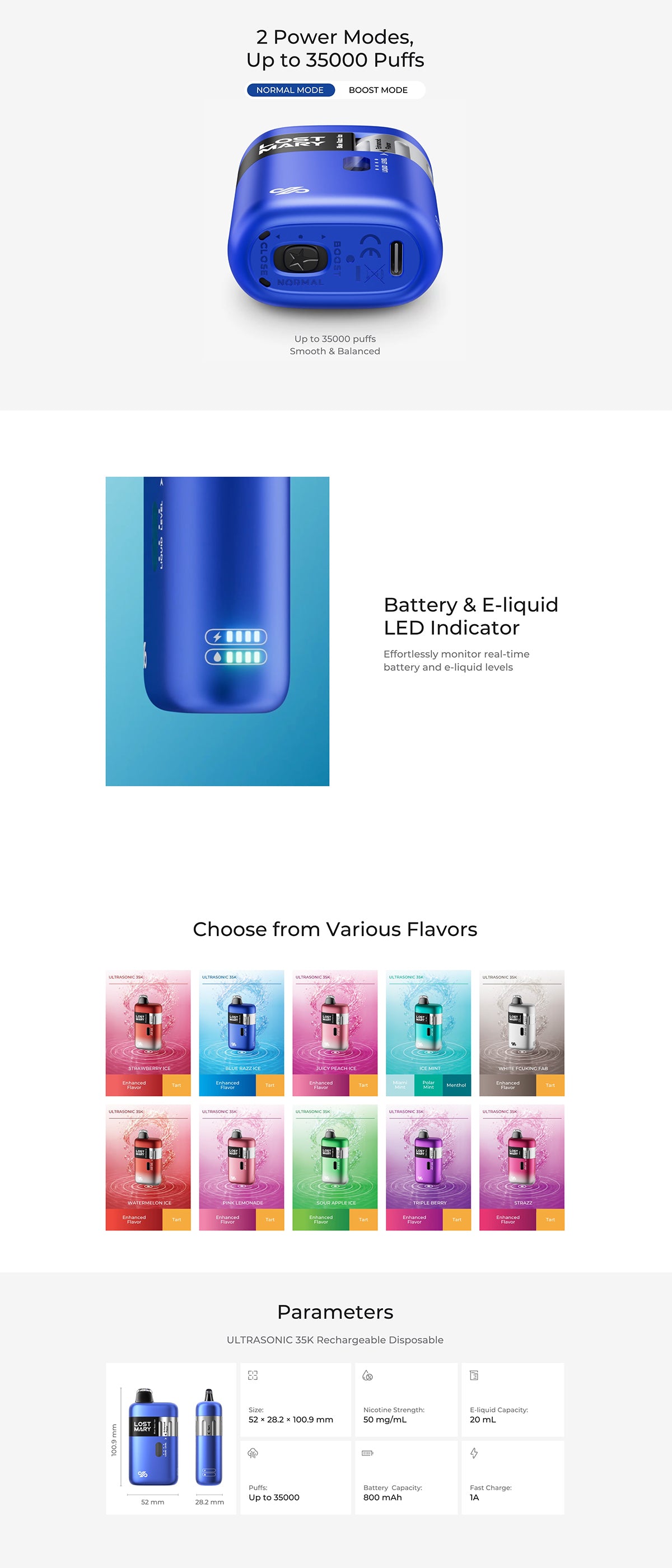 lost mary ultrasonic 35000