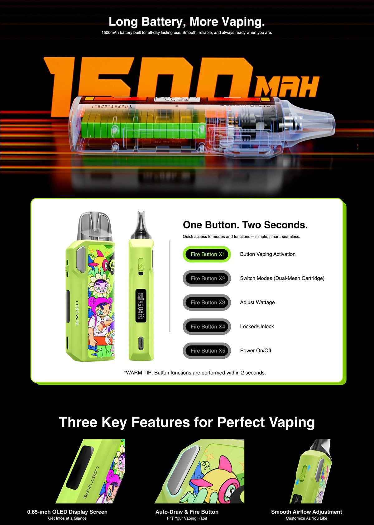 lost vape thelema elite dm45 pod system