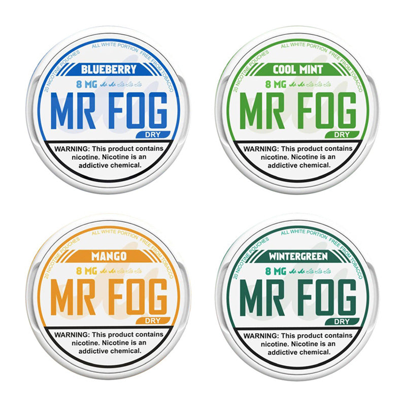 Mr Fog Nicotine Pouches (20 Pouches/Can) | Morevaping