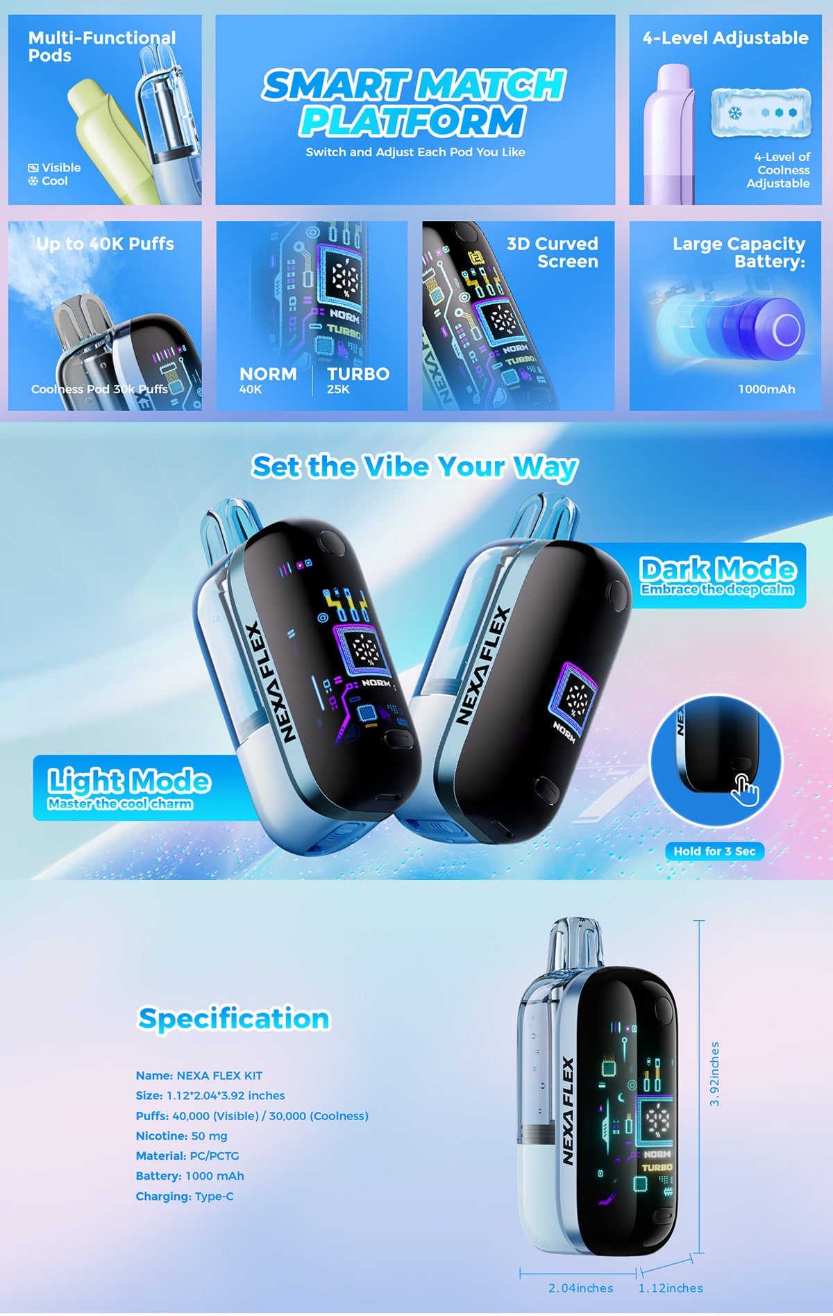 nexa flex vape