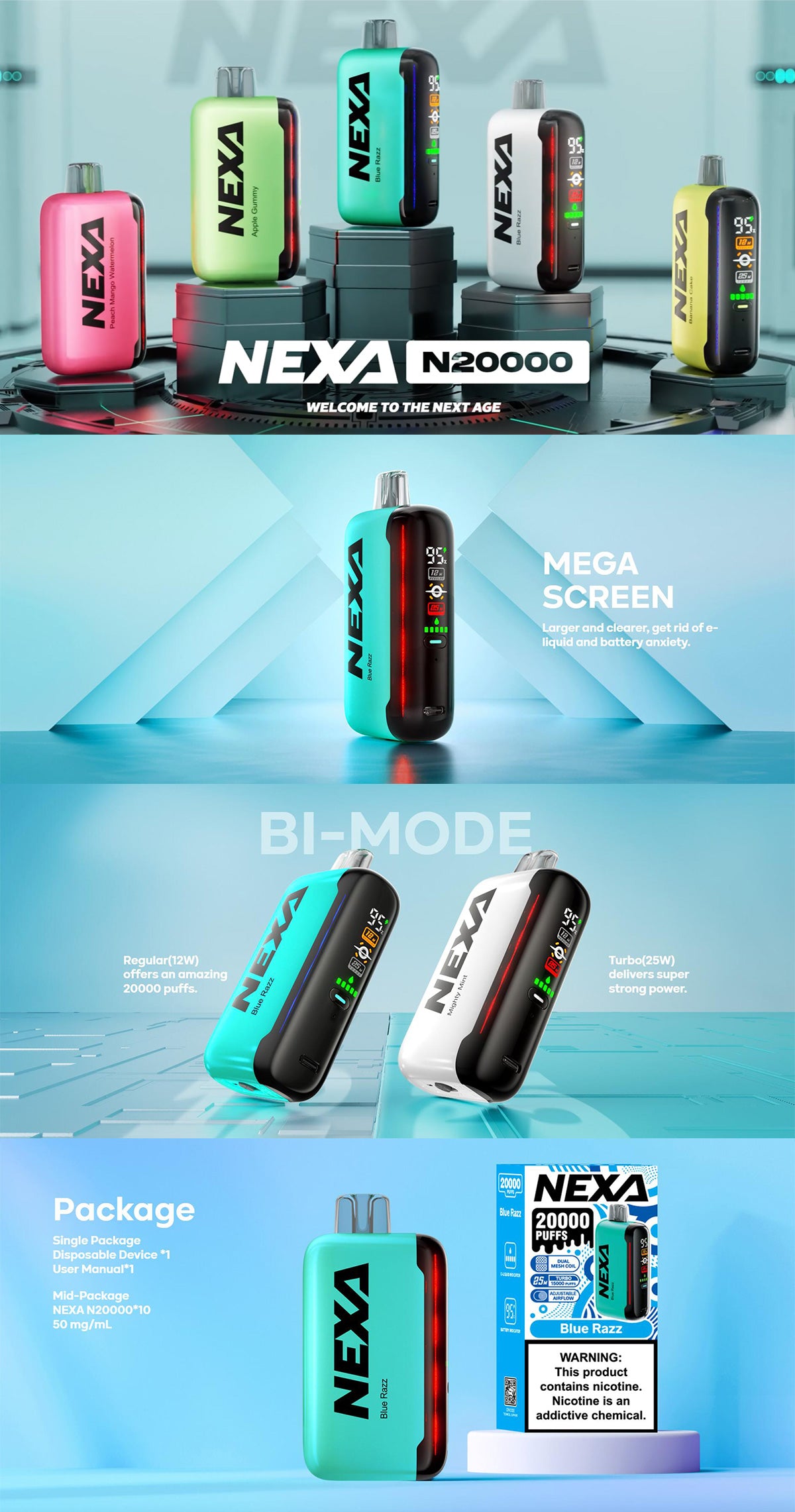 nexa n20000 disposable vape