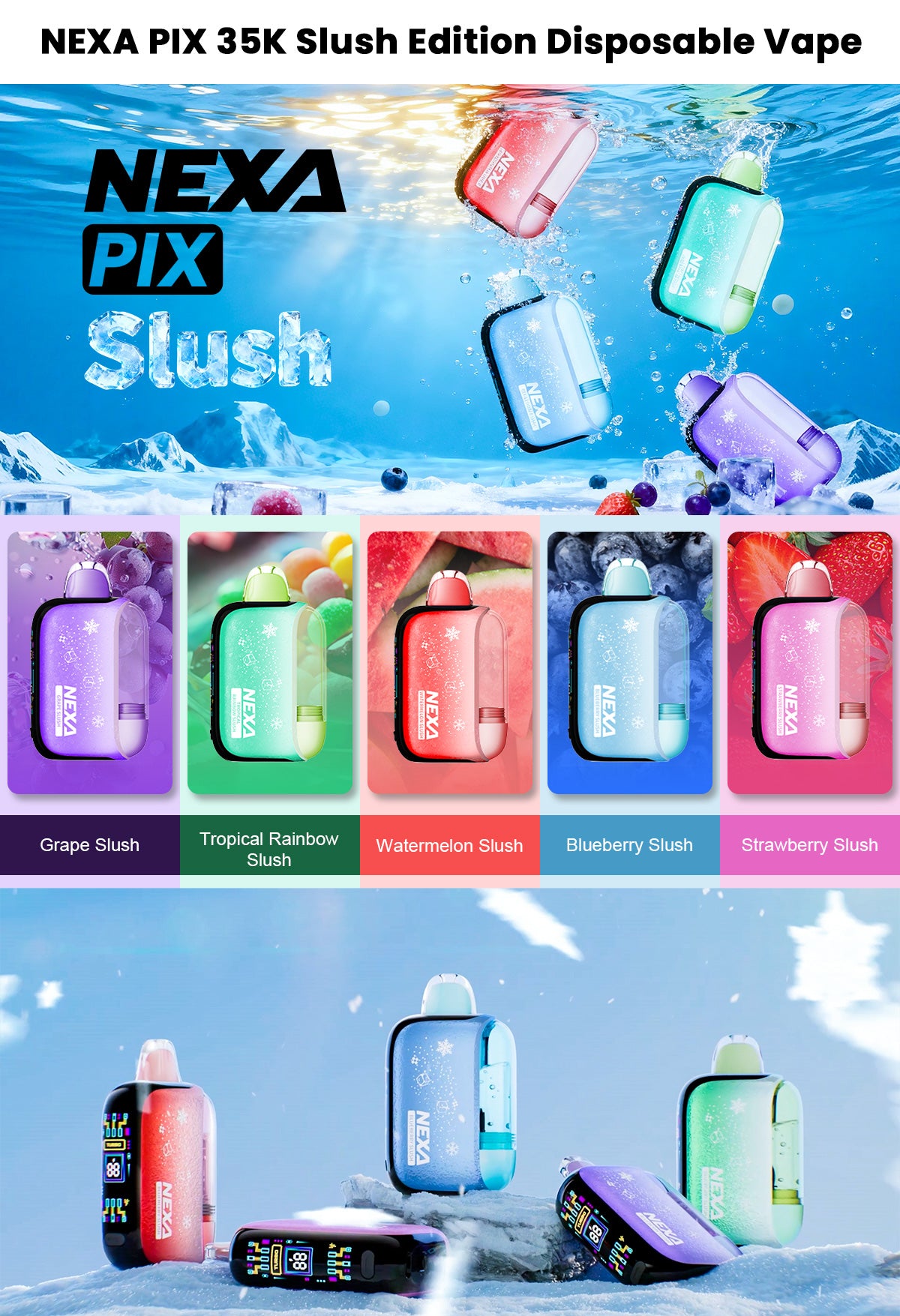 nexa pix 35k slush edition